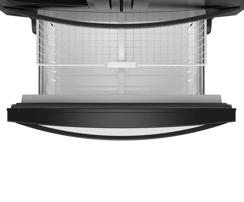 Whirlpool 36" 24.5 Cu. Ft. French-Door Refrigerator - Black - WRMF3636RB