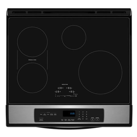 Whirlpool 6.4 Cu. Ft. Induction Range with No Preheat Air Fry - Stainless Steel - WSIS5030RZ
