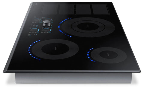 Samsung 36" 5-Element Smart Induction Cooktop with Flex Zone & Virtual Flame Technology™ - Black Stainless Steel - NZ36K7880UG/AA