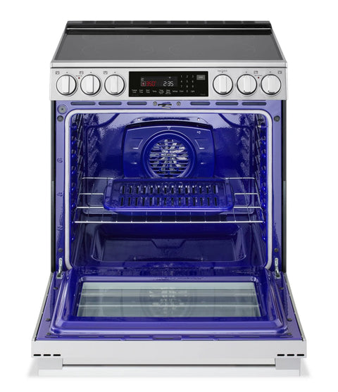 LG 6.3 Cu. Ft. Smart Electric Range with Air Fry – Fingerprint Resistant Stainless Steel - LSEL6337XE