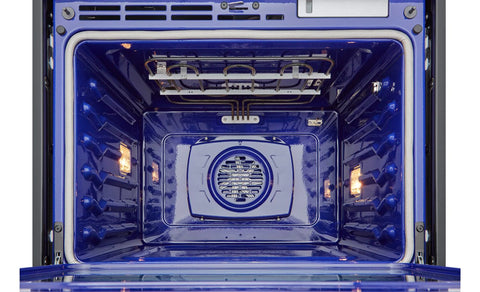 LG 30" 4.7 Cu. Ft. Electric Wall Oven with Fan Convection - Smudge Proof Stainless Steel - WSEP4727F