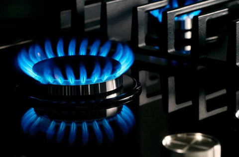 KitchenAid 36" Gas-on-Glass Cooktop - KCGG536PBL