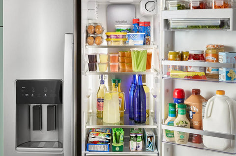 Whirlpool 36" 28.7 Cu. Ft. Side-by-Side Refrigerator – Fingerprint-Resistant Stainless - WRSF6536RZ