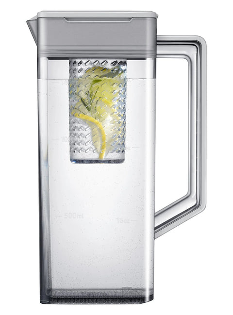 Samsung 36" 22.5 Cu. Ft. Bespoke Counter-Depth 4-Door Flex™ with AI Family Hub+™ Refrigerator - Stainless Steel - RF23DB9900QDAC