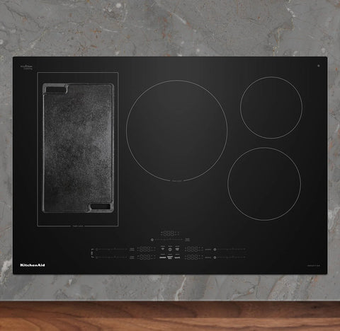 KitchenAid 30" 5-Element Induction Cooktop - Black - KCIT730SBL