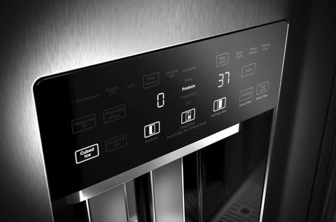 KitchenAid 42" 25 Cu. Ft. Side-by-Side Refrigerator - Stainless Steel - KBSD702MSS