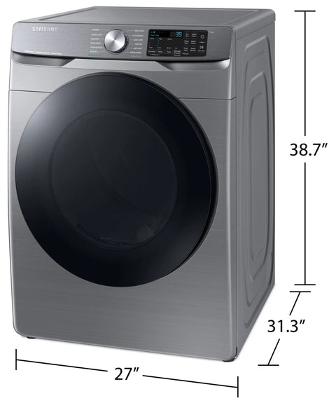 Samsung 7.5 Cu. Ft. Gas Dryer with Steam - Grey - Stackable - DVG45B6305P/AC