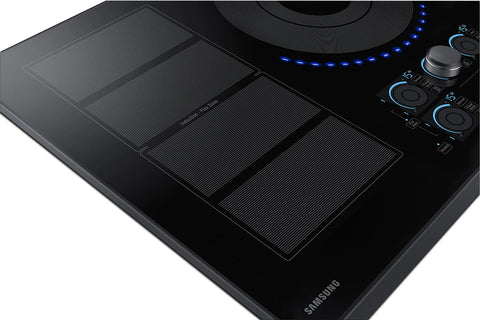 Samsung 36" 5-Element Smart Induction Cooktop with Flex Zone & Virtual Flame Technology™ - Black Stainless Steel - NZ36K7880UG/AA