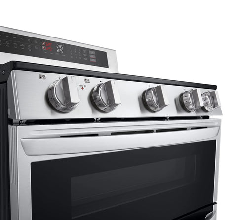 LG 7.3 Cu. Ft. Smart Double Oven Electric Range with ProBake Convection® - Stainless Steel - LDEL7324SE