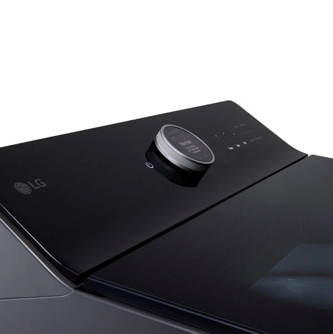 LG 6.3 Cu. Ft. Smart Top-Load High-Efficiency Washer - Black Steel - WT8600CB