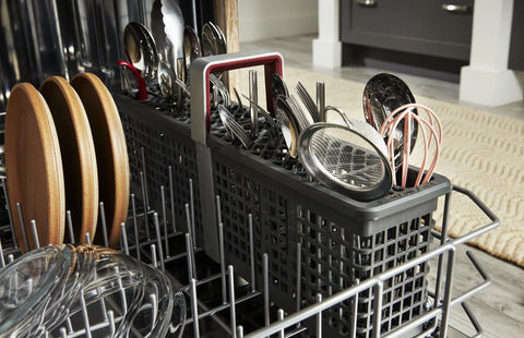 KitchenAid 24" 44 dBA Dishwasher with 360° Max Jets™ Third Rack – Juniper - KDFS424SJP