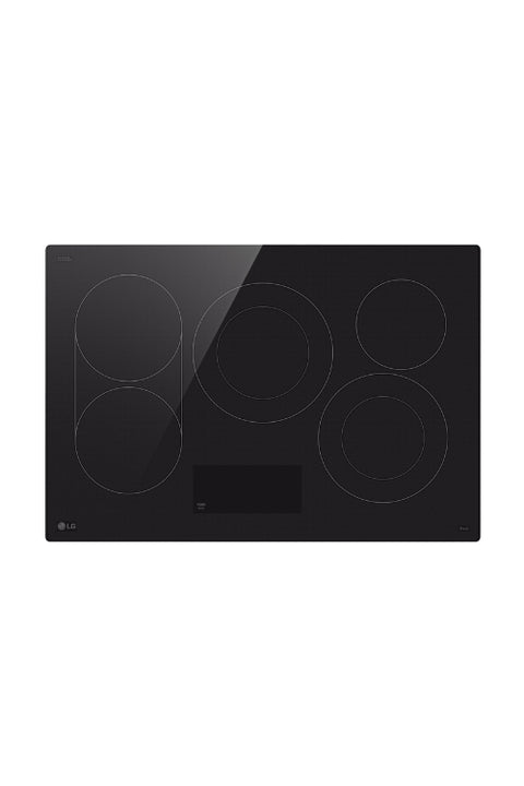 LG 30" 5-Element Electric Cooktop with UltraHeat™ 3.2kW Element - Black - CBEW3017BE