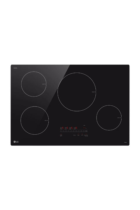 LG 30" 4-Element Induction Cooktop - Black Ceramic Glass - CBIH3013BE