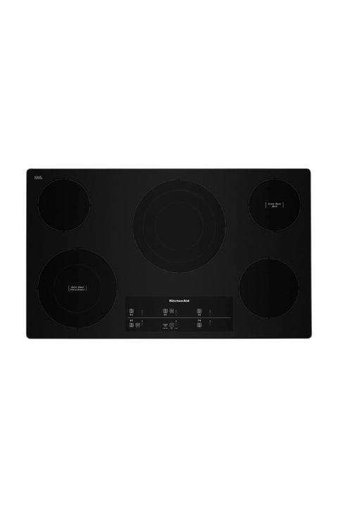 KitchenAid 36" 5-Element Electric Cooktop - Stainless Steel - KCES956KSS