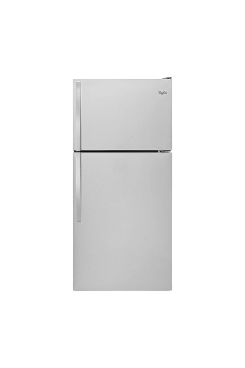 Whirlpool 30" 18.3 Cu. Ft. Top-Mount Refrigerator - Monochromatic Stainless Steel - WRT148FZDM