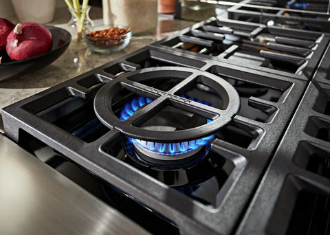 KitchenAid 6.3 Cu. Ft. Smart Dual Fuel Range with Self-Clean and Griddle - Stainless Steel - KFDC558JSS